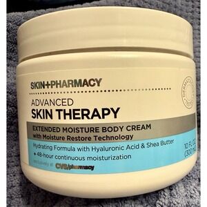 3 IN BUNDLE: Skin+Pharmacy Adv Skin Therapy Ext 48hr Moisture Body Cream 10 Oz